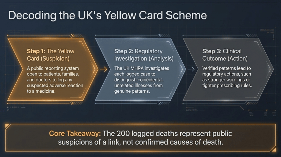 Decoding the UK Yellow Card Scheme: Suspicion, Investigation, Clinical Outcome