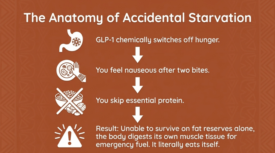 GLP-1 Agonist Accidental Starvation Mechanics and Appetite Loss
