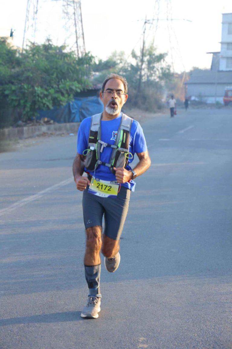 Fasting Kaka running a half marathon